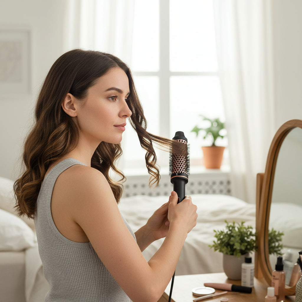 Brosse chauffante 3 en 1 - TIVIA GLOWPRO TIVIA