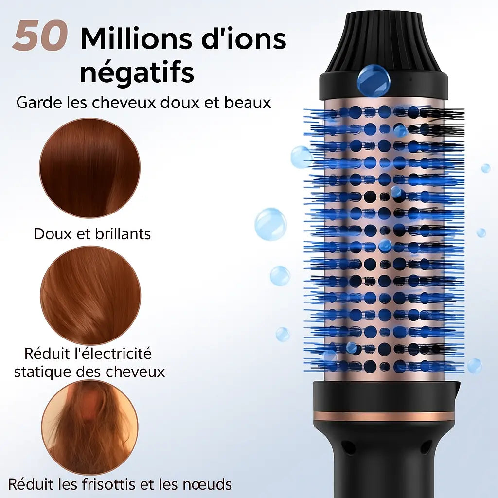 TIVIA GLOWPRO - Brosse chauffante multifonctions TIVIA